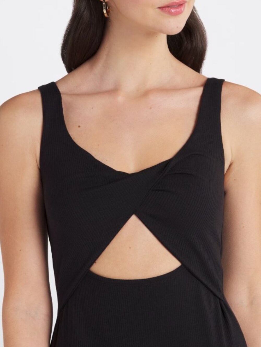 Nine Britton Sally Reversible Cutout Fitted Dress